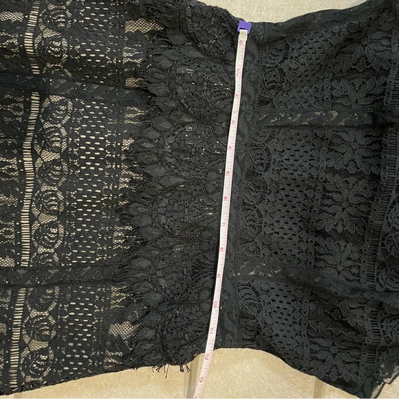 NWT All Saints Melia Peplum Lace Dress UK8 US4 - Picture 8 of 8